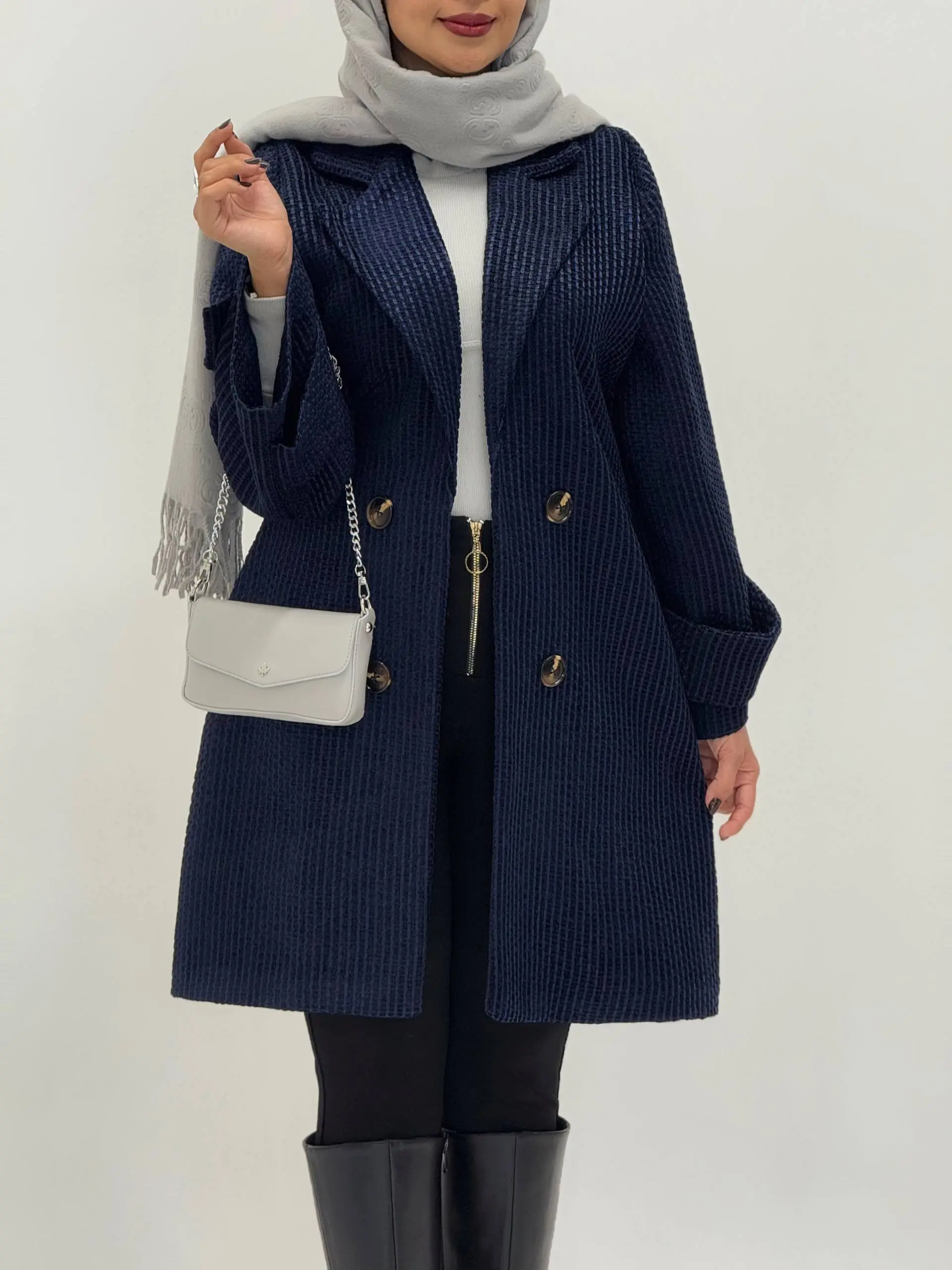 3608-پالتو مزونی شارلوت